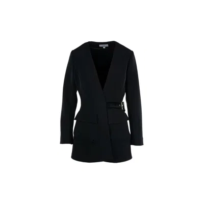 Mammu Couture Women's Black Jacket Gerda - With Belt