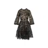 Mammu Couture Women's Dress Aurora - Mini, Black In Black