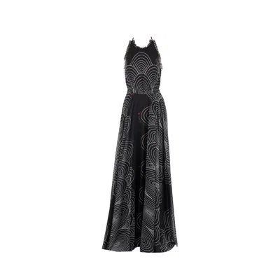 Mammu Couture Women's Flowy Dress Lydia - Black, Maxi
