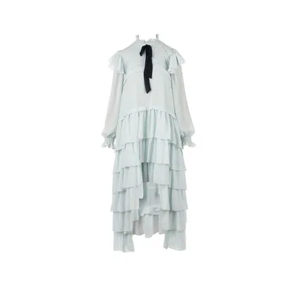 Mammu Couture Women's Green Dress Leonie Minty - Maxi