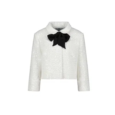 Mammu Couture Women's Jacket Jackie O - White