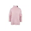 Mammu Couture Women's Pink Cashmere Sweater In Pink