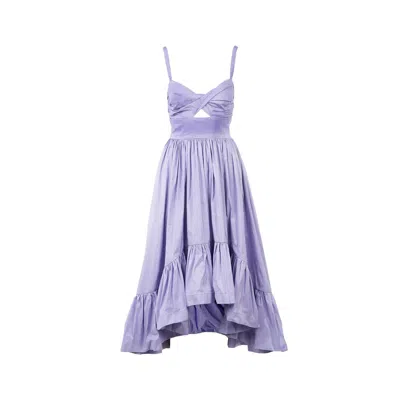 Mammu Couture Women's Pink / Purple Bubblegum Taffeta Dress Lilac In Pink/purple