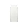Mammu Couture Women's Sequin Skirt Jackie O, White In White