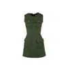 Mammu Couture Women's Tweed Dress Margaux - Green, Mini In Green