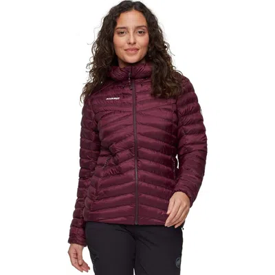 Mammut Albula In Hooded Jacket In Burgundy