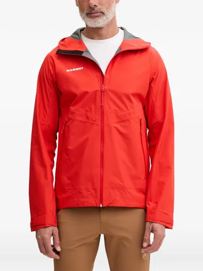 Mammut Alto Light Hs Hooded Zip-up Jacket In Red