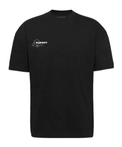 Mammut Base Relaxed T-shirt Men Glacier In Black