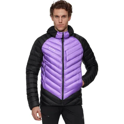 Mammut Broad Peak In Hooded Jacket In Purple