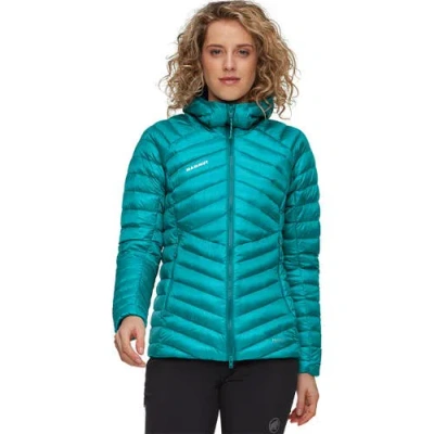 Mammut Broad Peak In Hooded Jacket In Blue