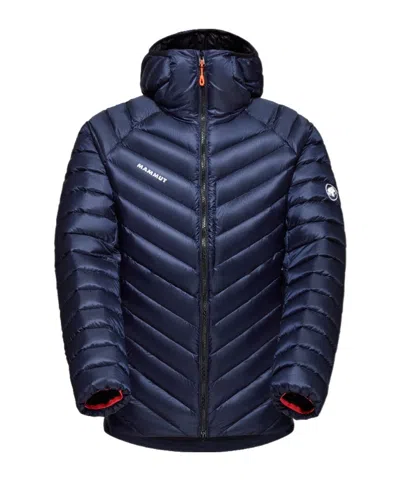 Mammut Broad Peak In Hooded Jacket Men In Blue