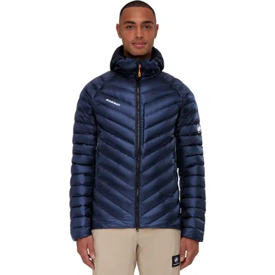 Mammut Broad Peak In Hooded Jacket In Blue