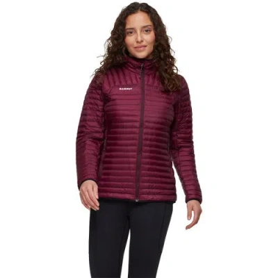 Mammut Broad Peak Light In Hooded Jacket In Burgundy