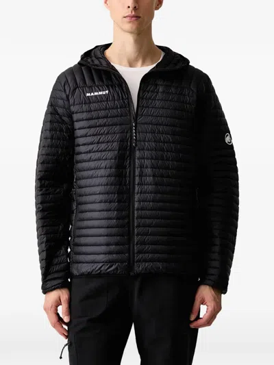 Mammut Broad Peak Light Quilted Hooded Jacket In Black
