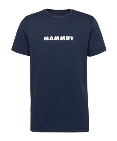 Mammut Core T-shirt Men Logo In Blue