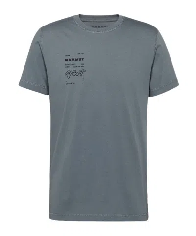 Mammut Core T-shirt Men Vert In Gray