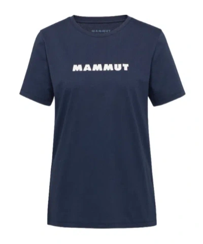 Mammut Core T-shirt Women Logo In Blue