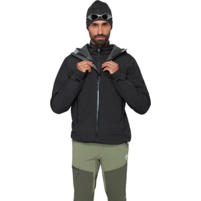 Mammut Crag Hs Hooded Jacket In Black