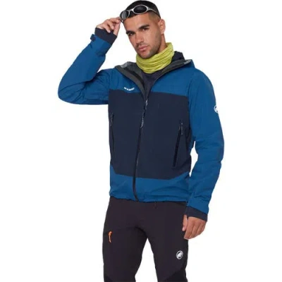 Mammut Crag Hs Hooded Jacket In Blue