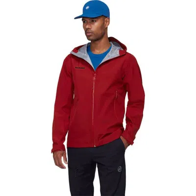 Mammut Crater Light Hs Hooded Jacket In Dark  Red