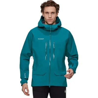 Mammut Crater Pro Hs Hooded Jacket In Blue
