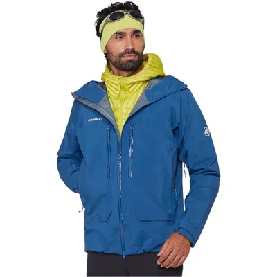 Mammut Crater Pro Hs Hooded Jacket In Blue
