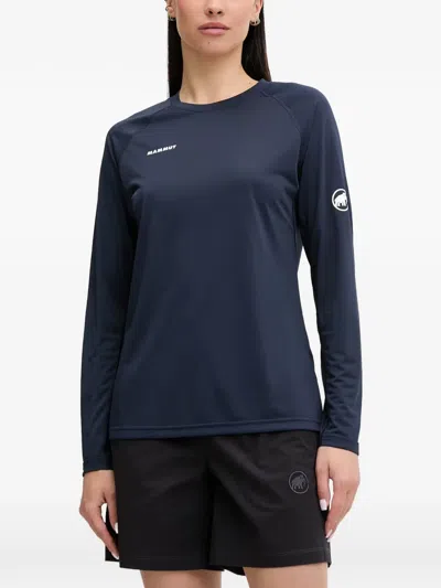 Mammut Ducan Fl Long-sleeve Performance T-shirt In Blue