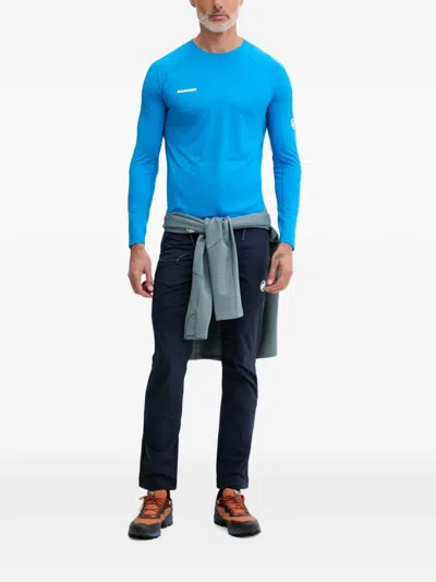 Mammut Ducan Fl Long-sleeve T-shirt In Blue