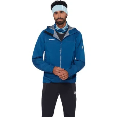 Mammut Ducan Guide Hs Hooded Jacket In Blue
