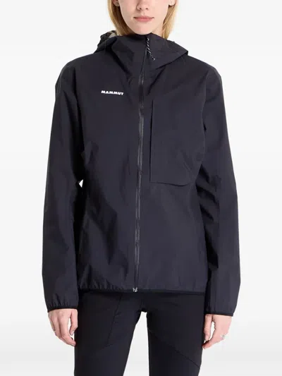 Mammut Ducan Light Hs Hooded Jacket In Black