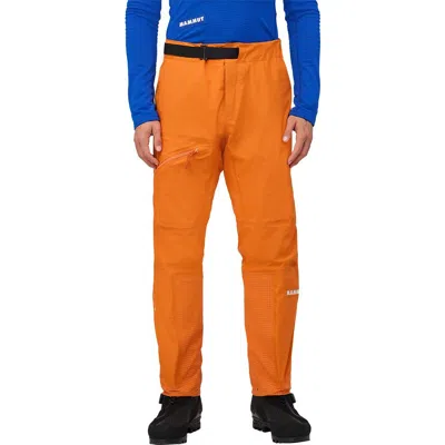 Mammut Eiger Nordwand Advanced Hs Pant In Eiger Orange