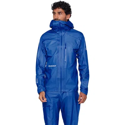 Mammut Eiger Nordwand Light Hs Hooded Jacket In Blue
