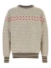 Mammut Embroidered Wool Sweater In Neutral