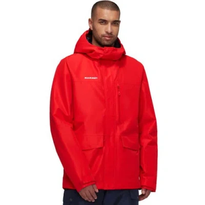 Mammut Fall Line Hs Thermo Hooded Jacket In Red
