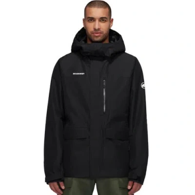 Mammut Fall Line Hs Thermo Hooded Jacket In Black