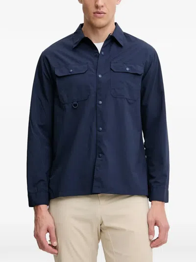 Mammut Flat-pocket Shirt In Blue