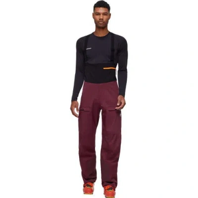 Mammut Haldigrat Hs Bib Pant In Burgundy