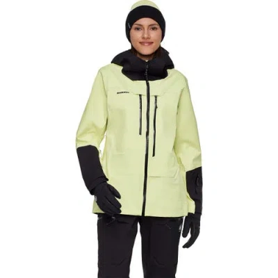 Mammut Haldigrat Light Hs Hooded Jacket In Yellow