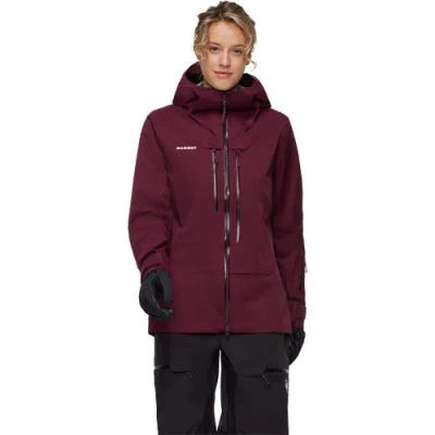 Mammut Haldigrat Light Hs Hooded Jacket In Red