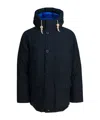 Mammut Blue Cotton Polyamide Down Feather Jacket In Blue