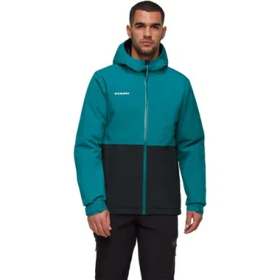 Mammut Linard Hs Thermo Hooded Jacket In Blue