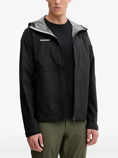 Mammut Linard Logo-print Performance Jacket In Black