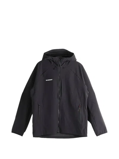 Mammut Logo-print Hooded Jacket In Black