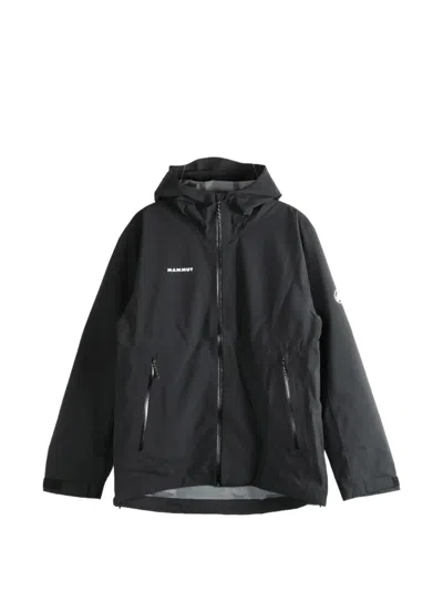 Mammut Logo-print Hooded Jacket In Black