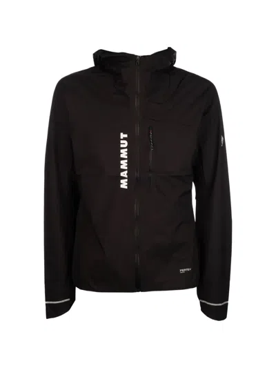 Mammut Logo-print Hooded Jacket In Black