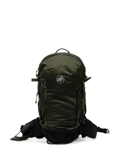 Mammut Logo-print Panelled Backpack In Green