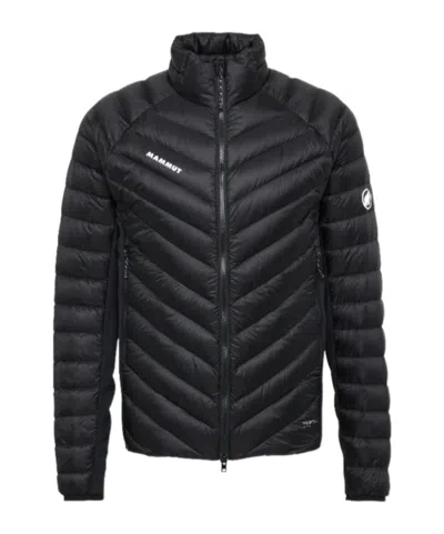 Mammut Long-sleeve, Stand-collar Down Jacket In Black