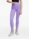 Mammut Massone High-waisted Leggins In Purple
