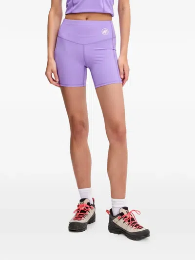 Mammut Massone Logo-print Shorts In Purple