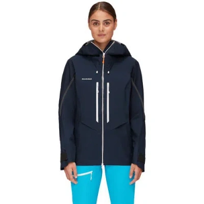 Mammut Nordwand Advanced Hs Hooded Shell Jacket In Blue
